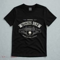 Witches Brew Funny 1692 Coffee Company Black Magic Co T-Shirt thumb 5