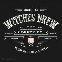 Witches Brew Funny 1692 Coffee Company Black Magic Co Women's Hoodie thumb 2