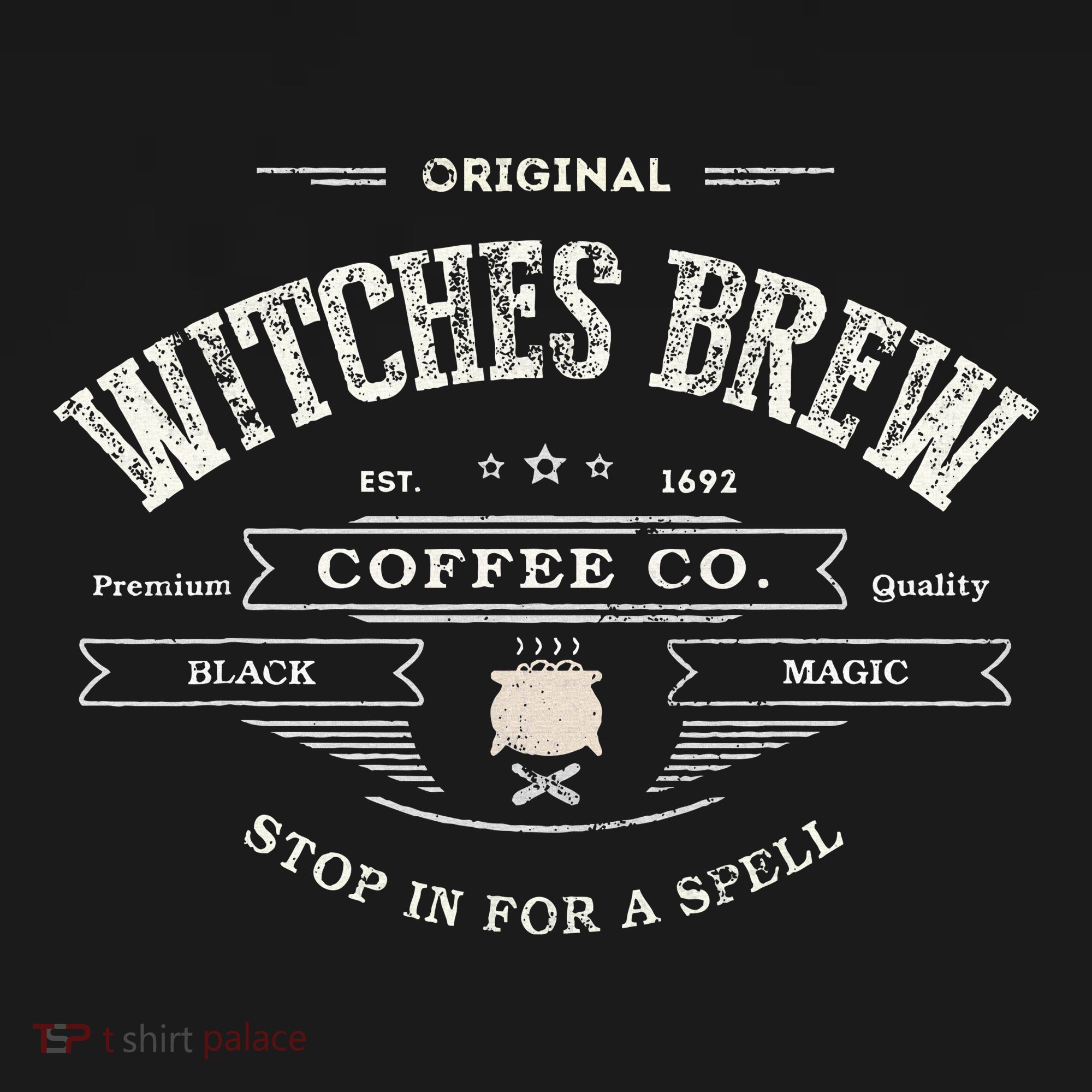 Witches Brew Funny 1692 Coffee Company Black Magic Co Women's Tank Top