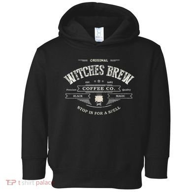 Witches Brew Funny 1692 Coffee Company Black Magic Co Toddler Hoodie