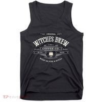 Witches Brew Funny 1692 Coffee Company Black Magic Co Tank Top thumb 0