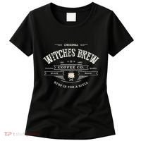 Witches Brew Funny 1692 Coffee Company Black Magic Co Women's T-Shirt thumb 0
