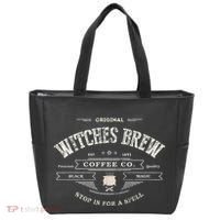 Witches Brew Funny 1692 Coffee Company Black Magic Co Tote Bag thumb 0