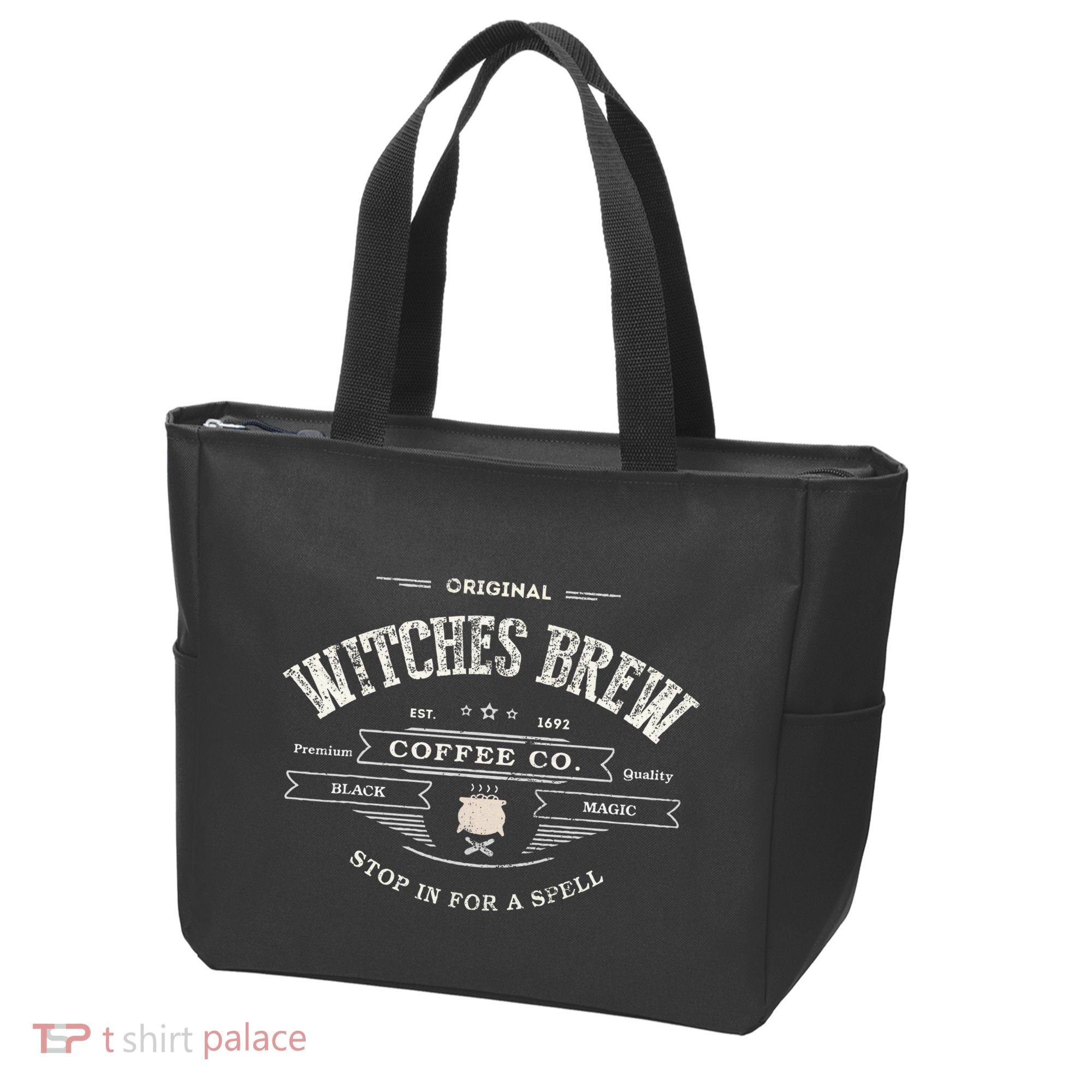 Witches Brew Funny 1692 Coffee Company Black Magic Co Tote Bag