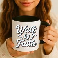 Walk By Faith T Coffee Mug thumb 3