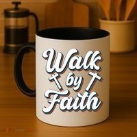 Walk By Faith T Coffee Mug thumb 4