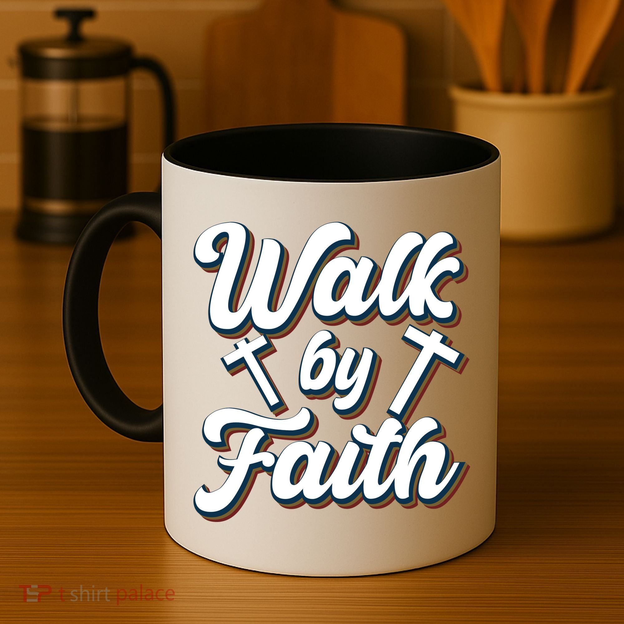 Walk By Faith T Coffee Mug