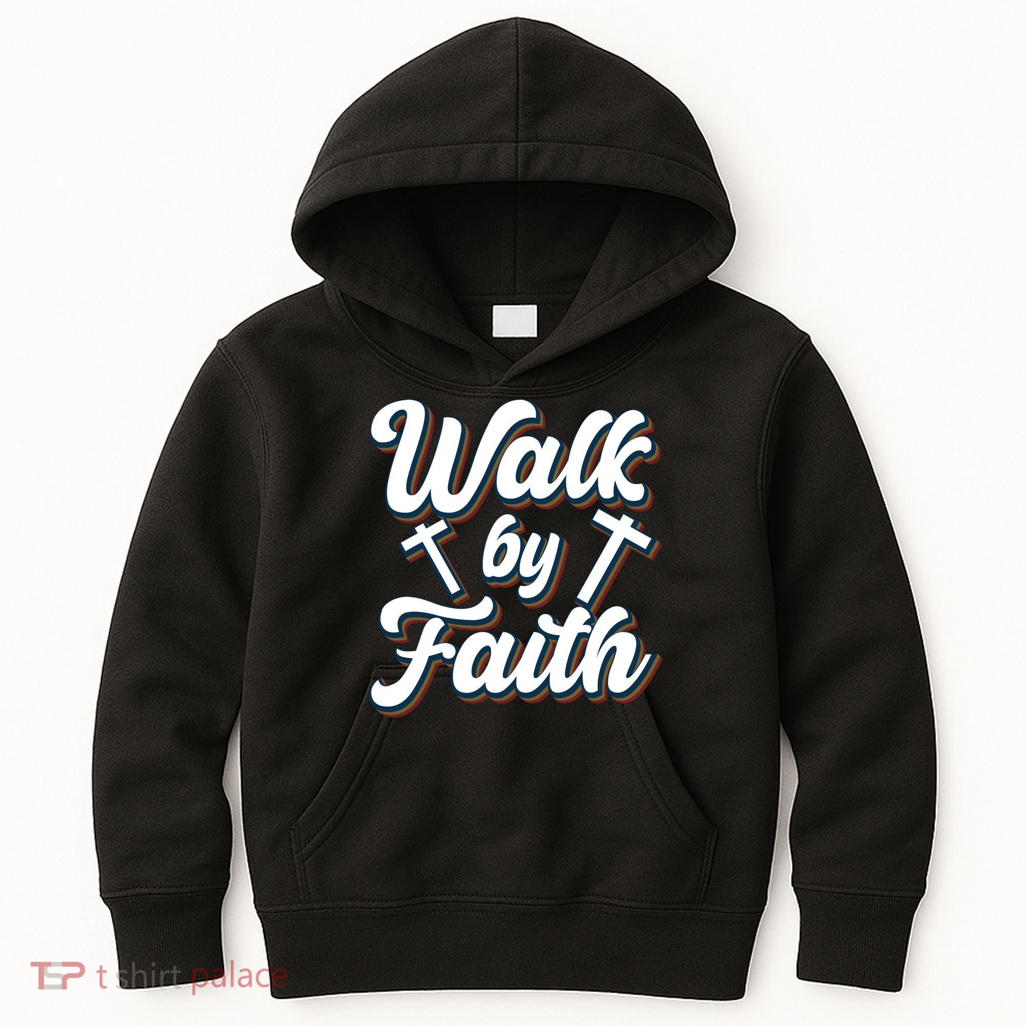 Walk By Faith T Kids Hoodie