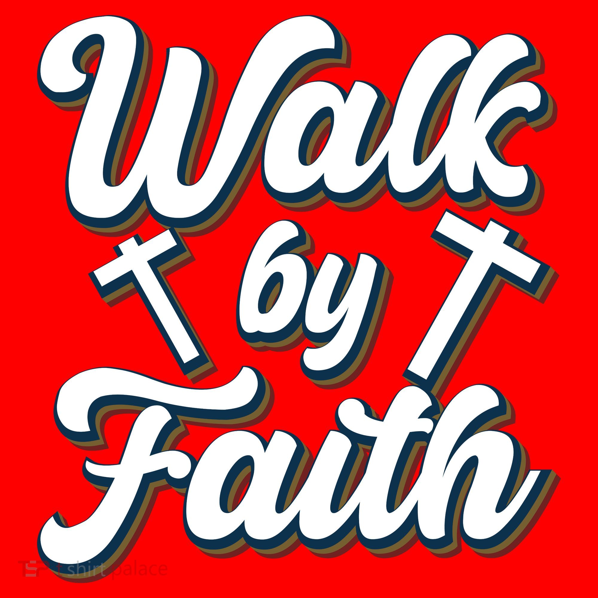 Walk By Faith T Santa Hat