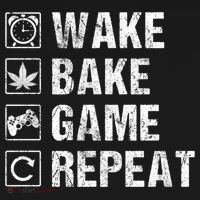 Wake Bake Game Repeat Video Game Weed Smoker Pot Gift Bucket Hat thumb 4