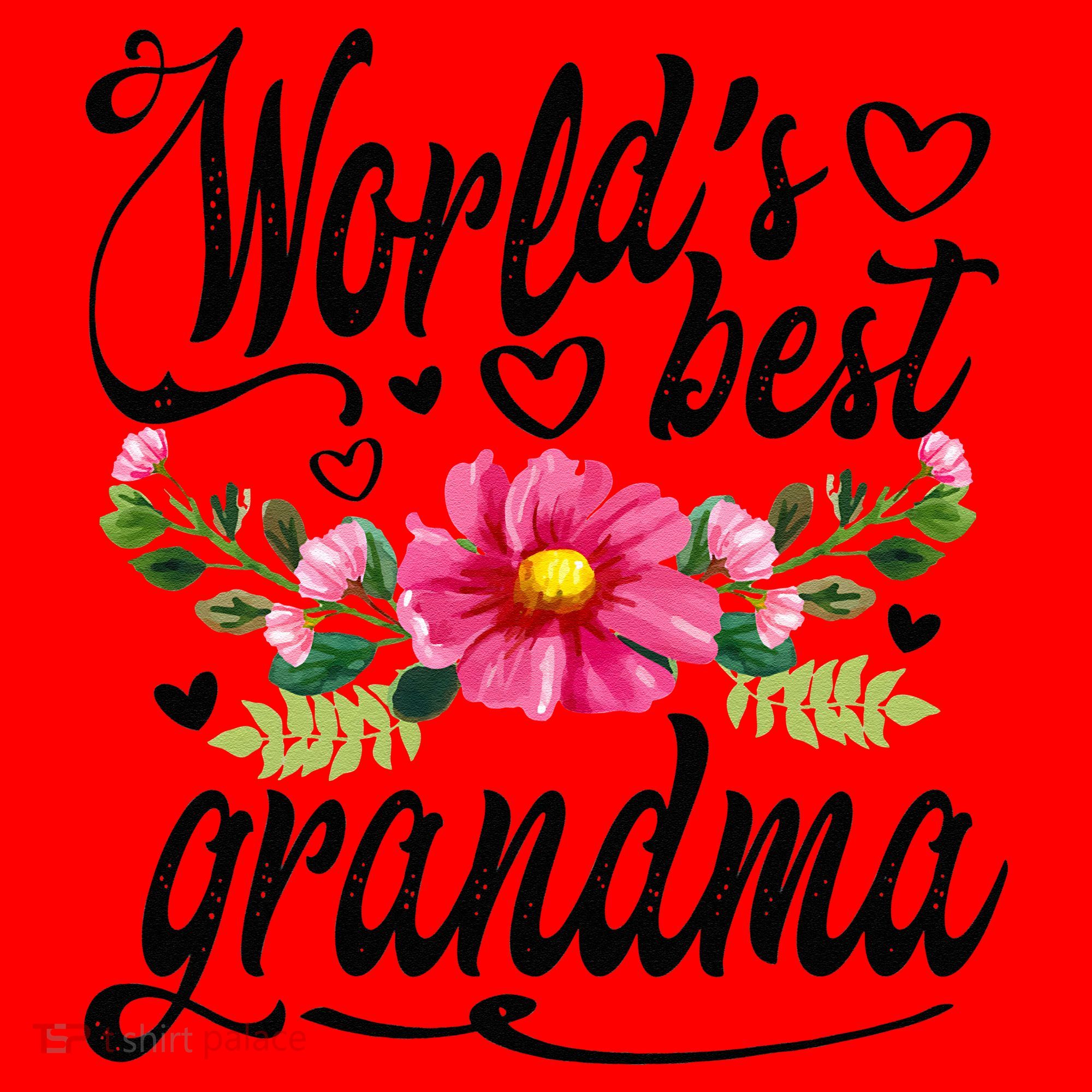 World's Best Grandma Mother's Day Gift Santa Hat
