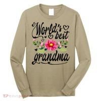 World's Best Grandma Mother's Day Gift Long Sleeve Shirt thumb 0