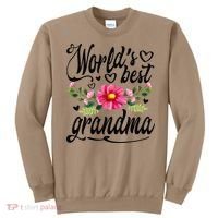 World's Best Grandma Mother's Day Gift Sweatshirt thumb 0