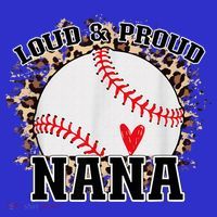 Wo Baseball Grandma aunt Mama Matching Baseball nana, Mother's Day T-Shirt thumb 7