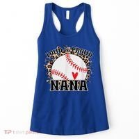 Wo Baseball Grandma aunt Mama Matching Baseball nana, Mother's Day Women's Tank Top thumb 0