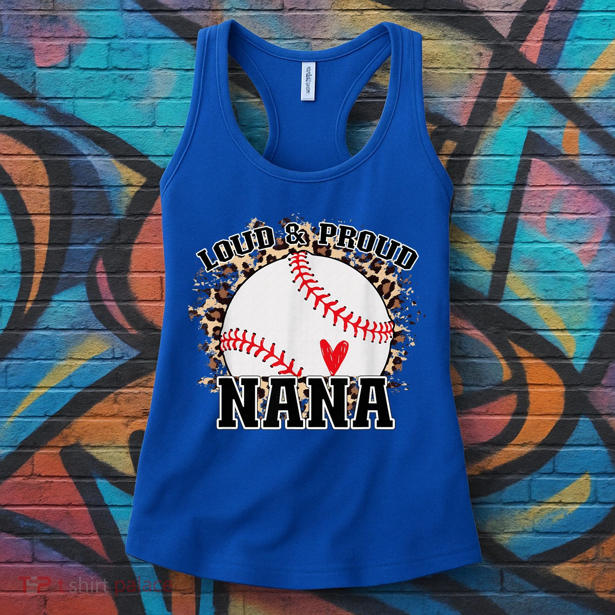 Wo Baseball Grandma aunt Mama Matching Baseball nana, Mother's Day Women's Tank Top