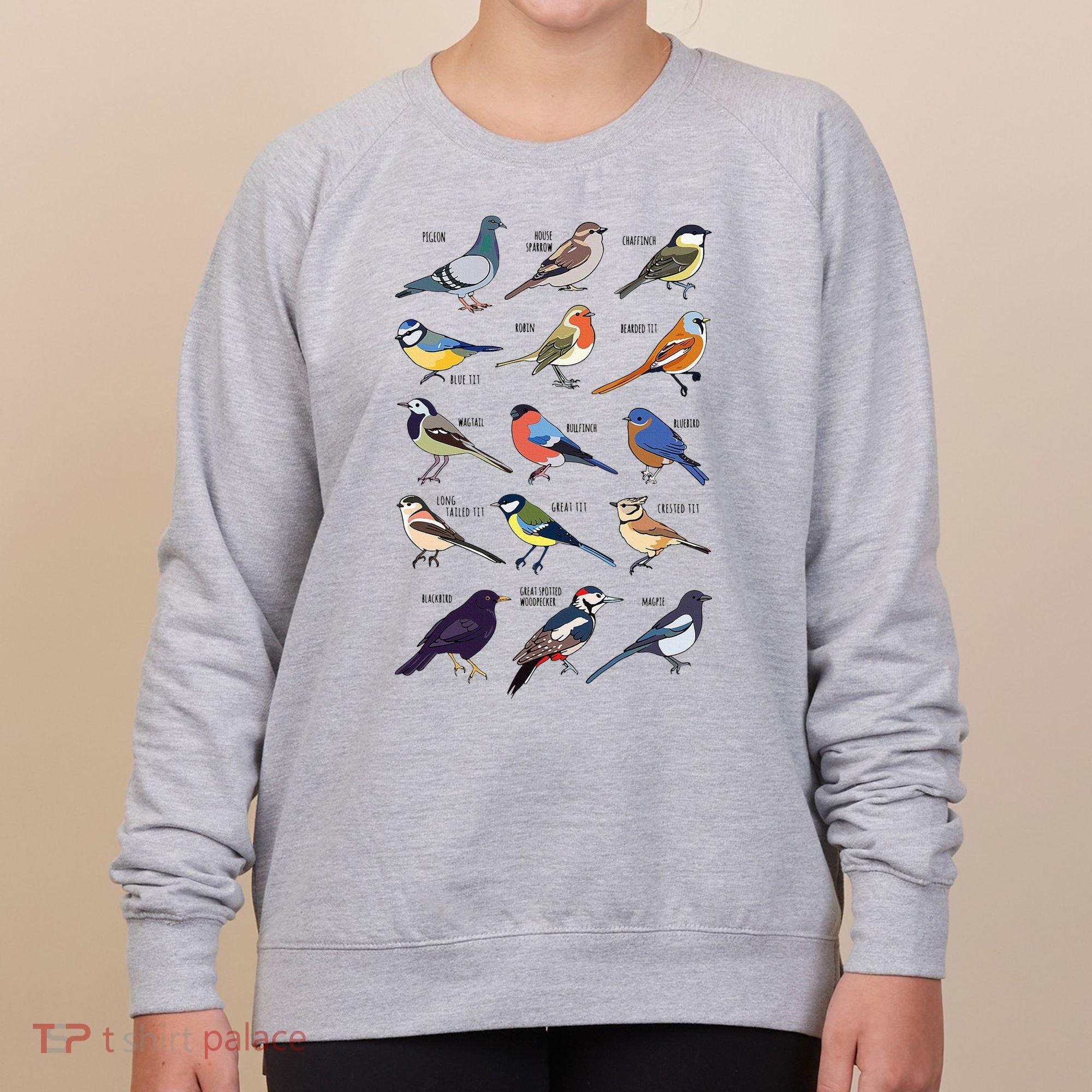Wildlife Birds Gift For Bird Watching Birder Women's Sweatshirt