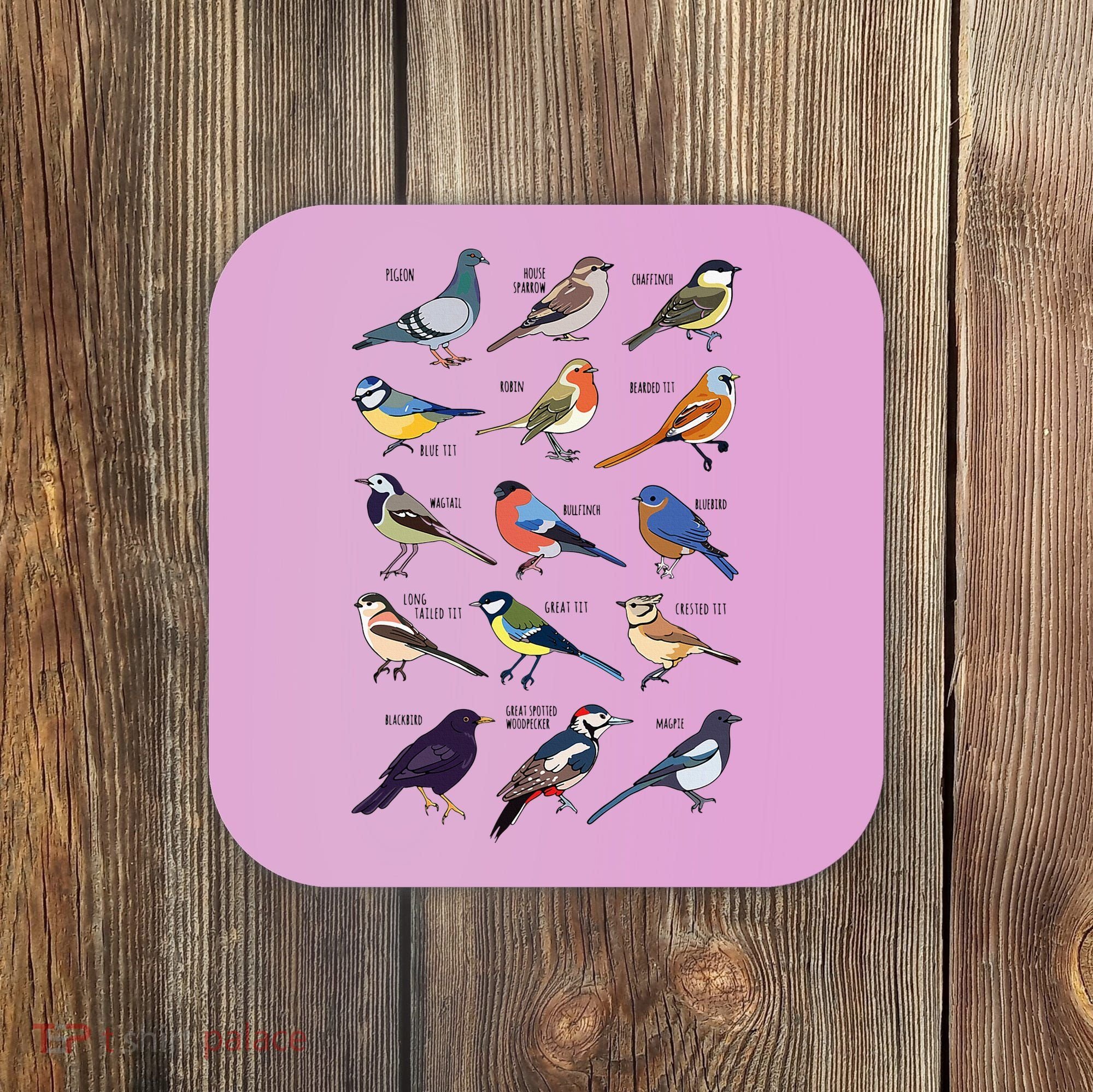 Wildlife Birds Gift For Bird Watching Birder Coaster
