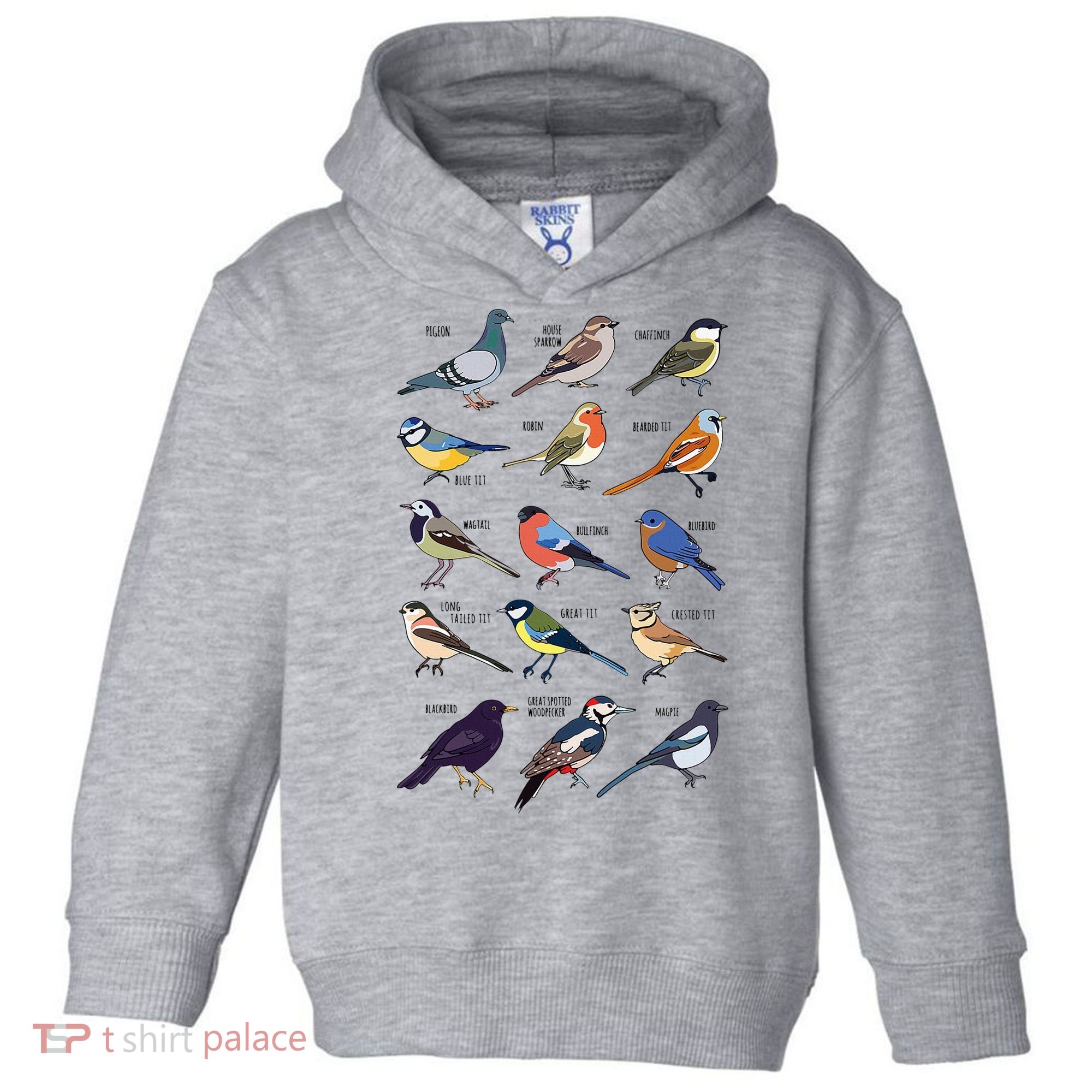 Wildlife Birds Gift For Bird Watching Birder Toddler Hoodie