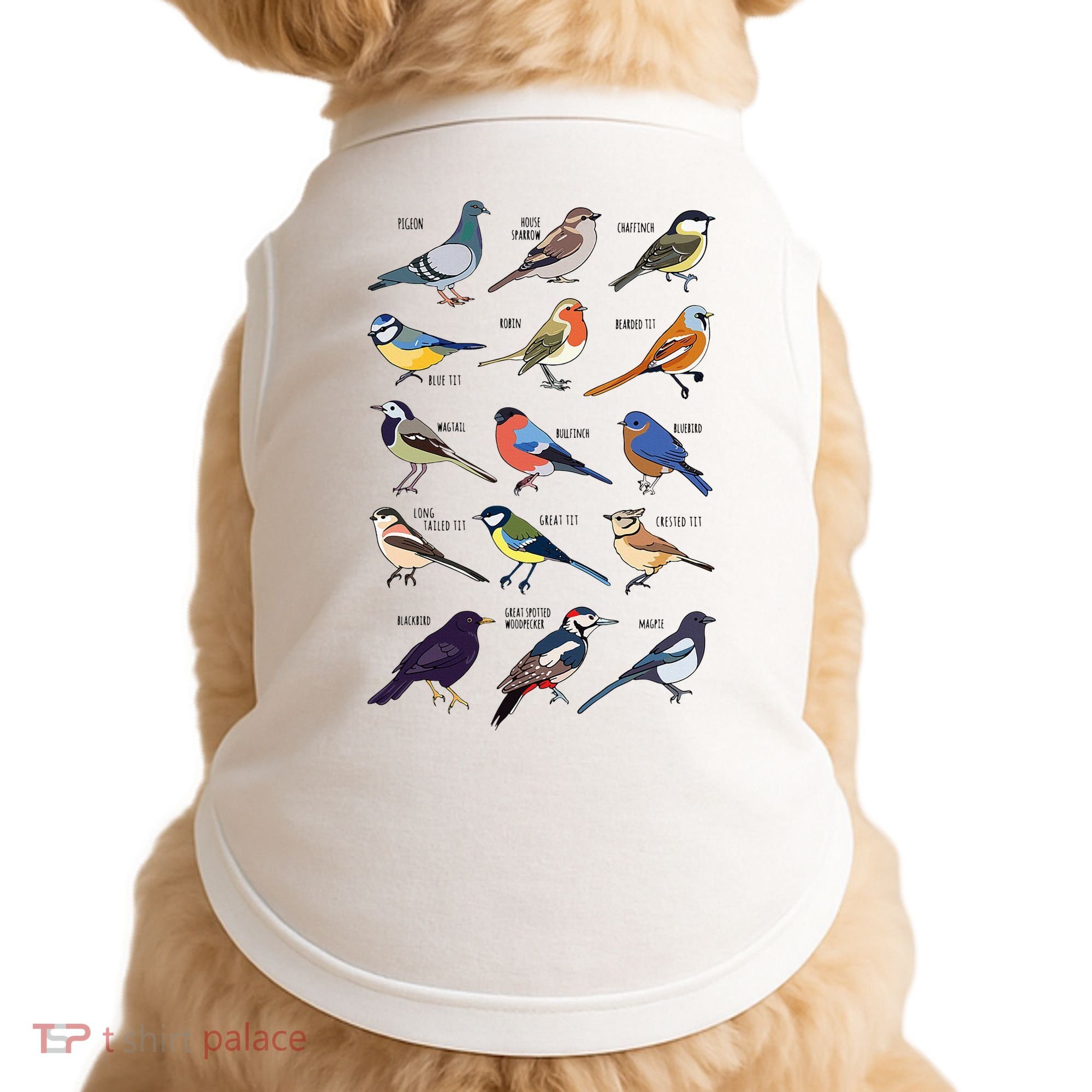 Wildlife Birds Gift For Bird Watching Birder Doggie Tank