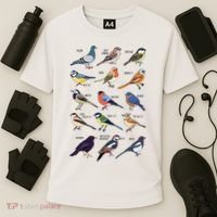 Wildlife Birds Gift For Bird Watching Birder Cooling Performance Crew T-Shirt thumb 3