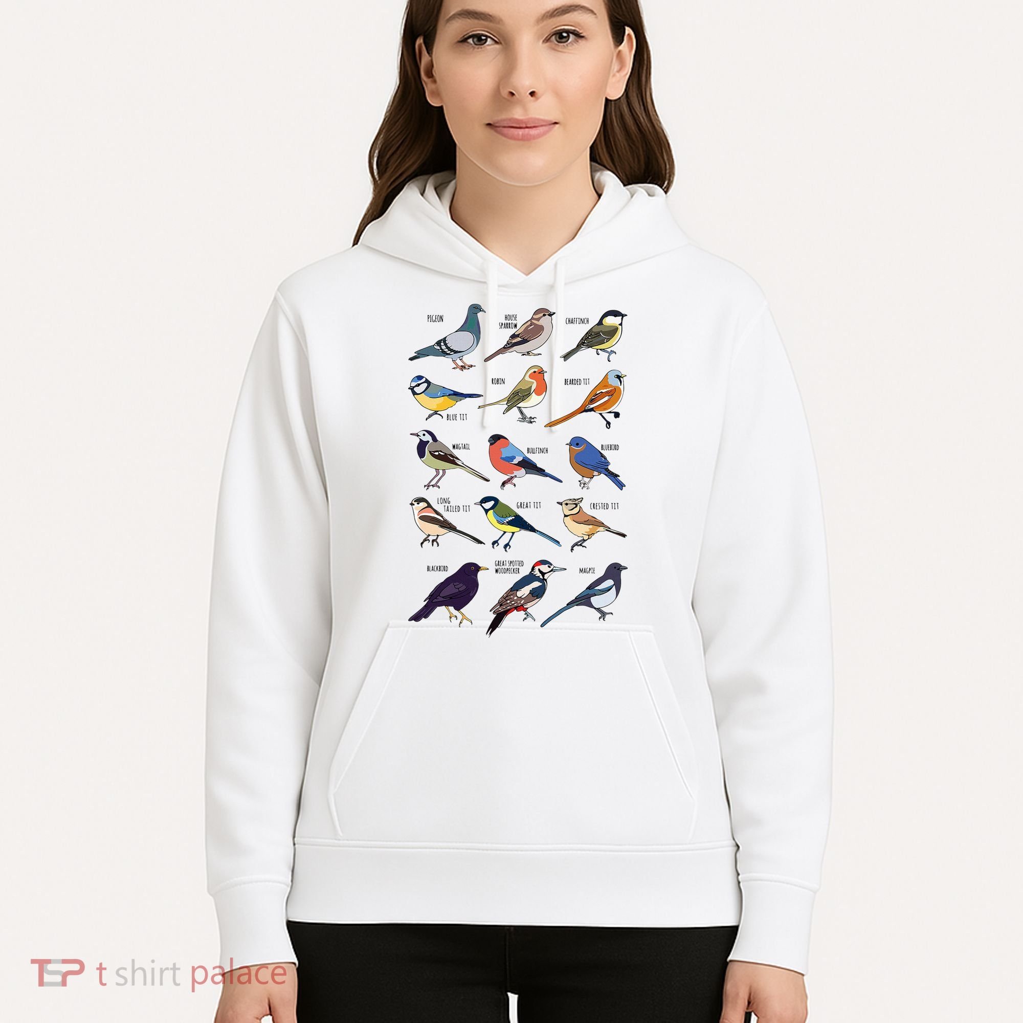 Wildlife Birds Gift For Bird Watching Birder Hoodie
