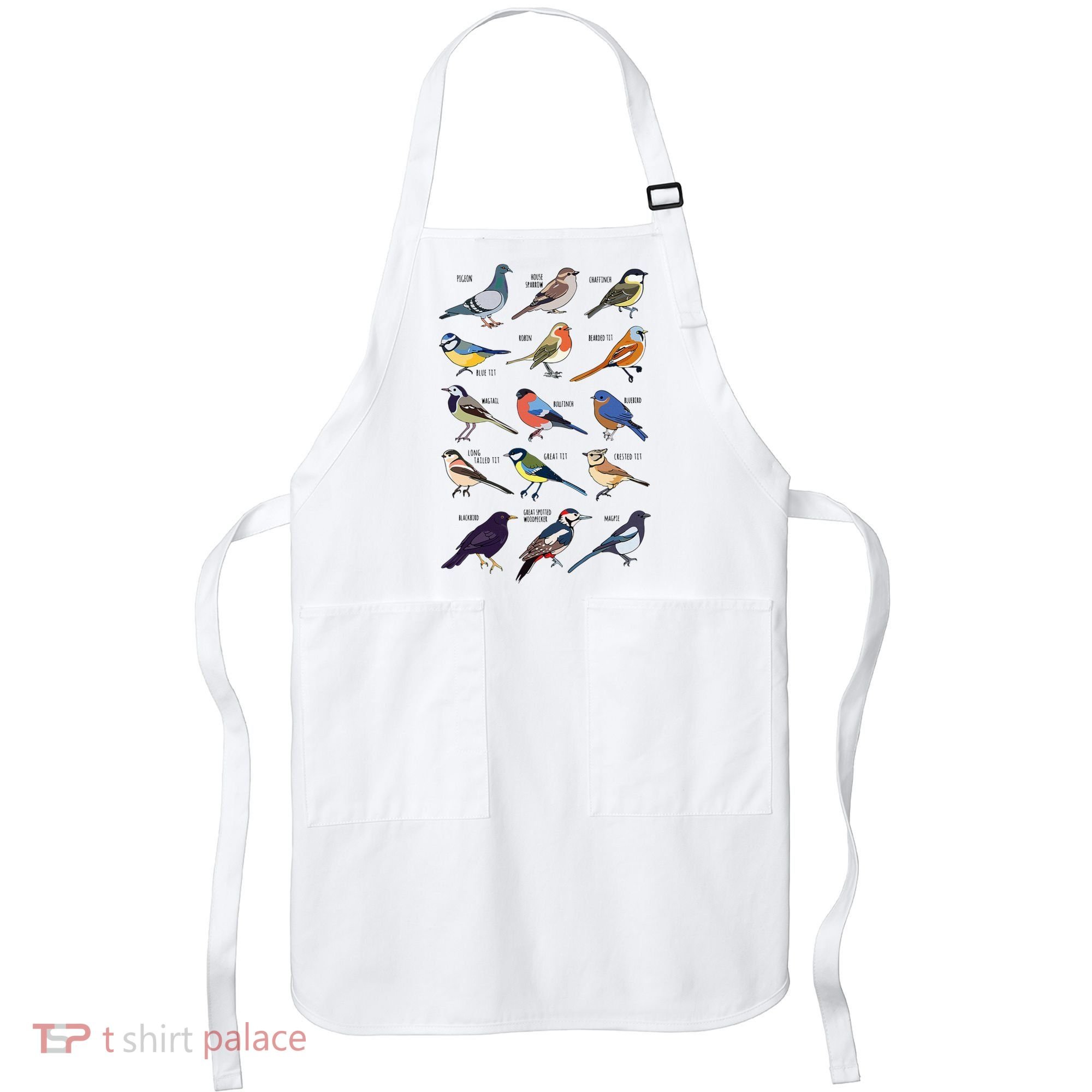 Wildlife Birds Gift For Bird Watching Birder Apron