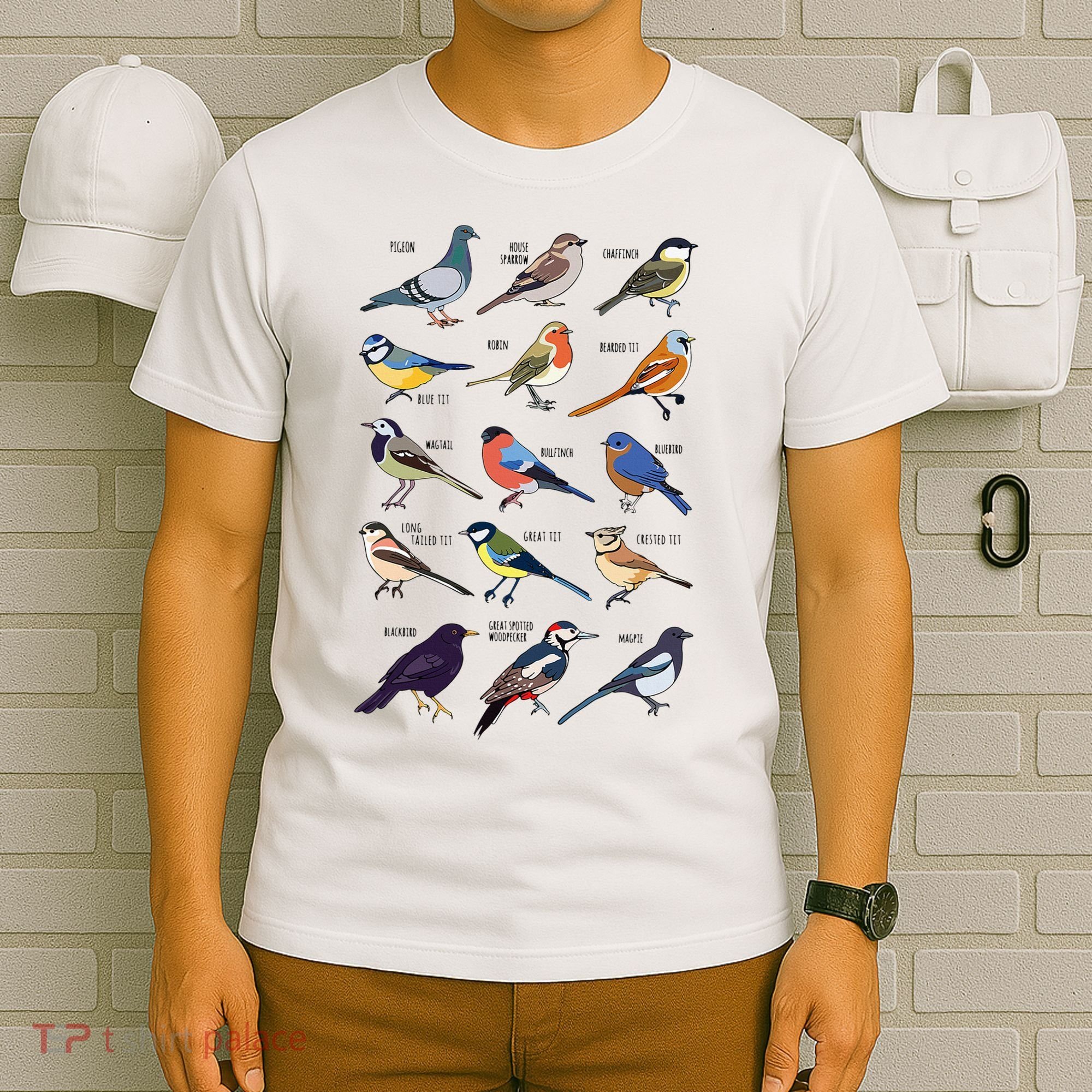 Wildlife Birds Gift For Bird Watching Birder T-Shirt