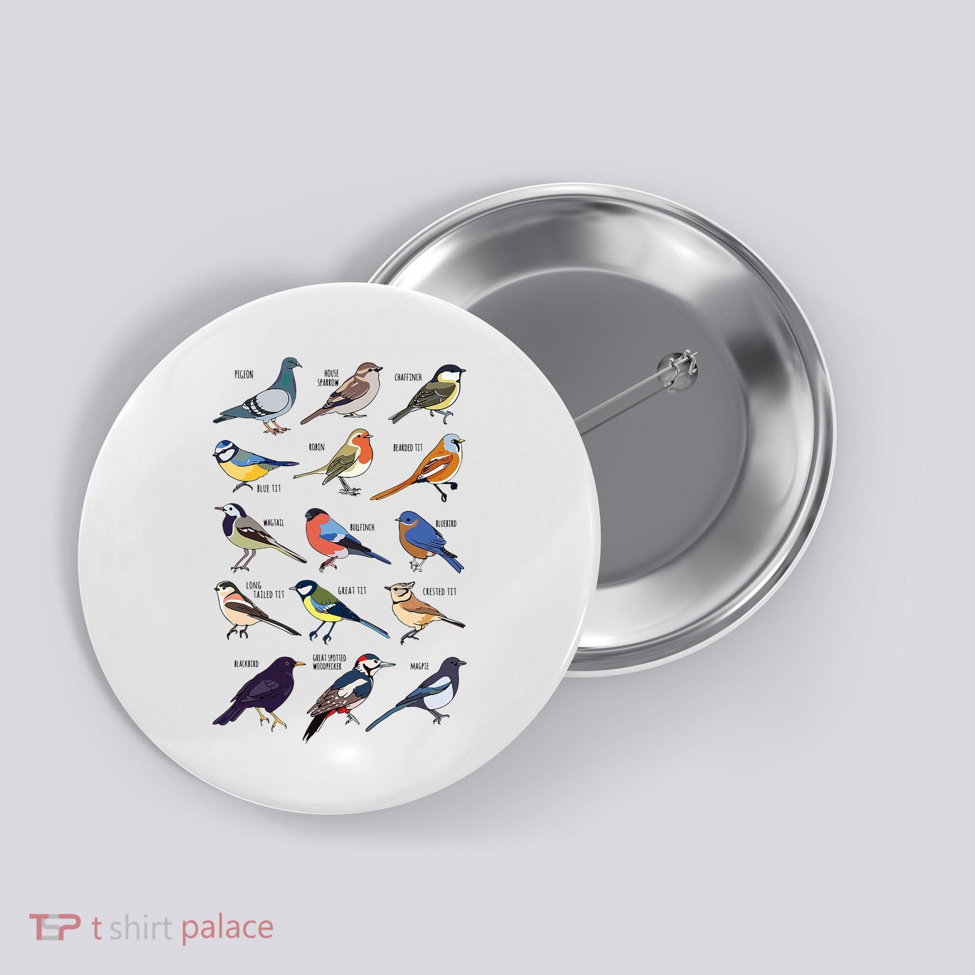 Wildlife Birds Gift For Bird Watching Birder Button