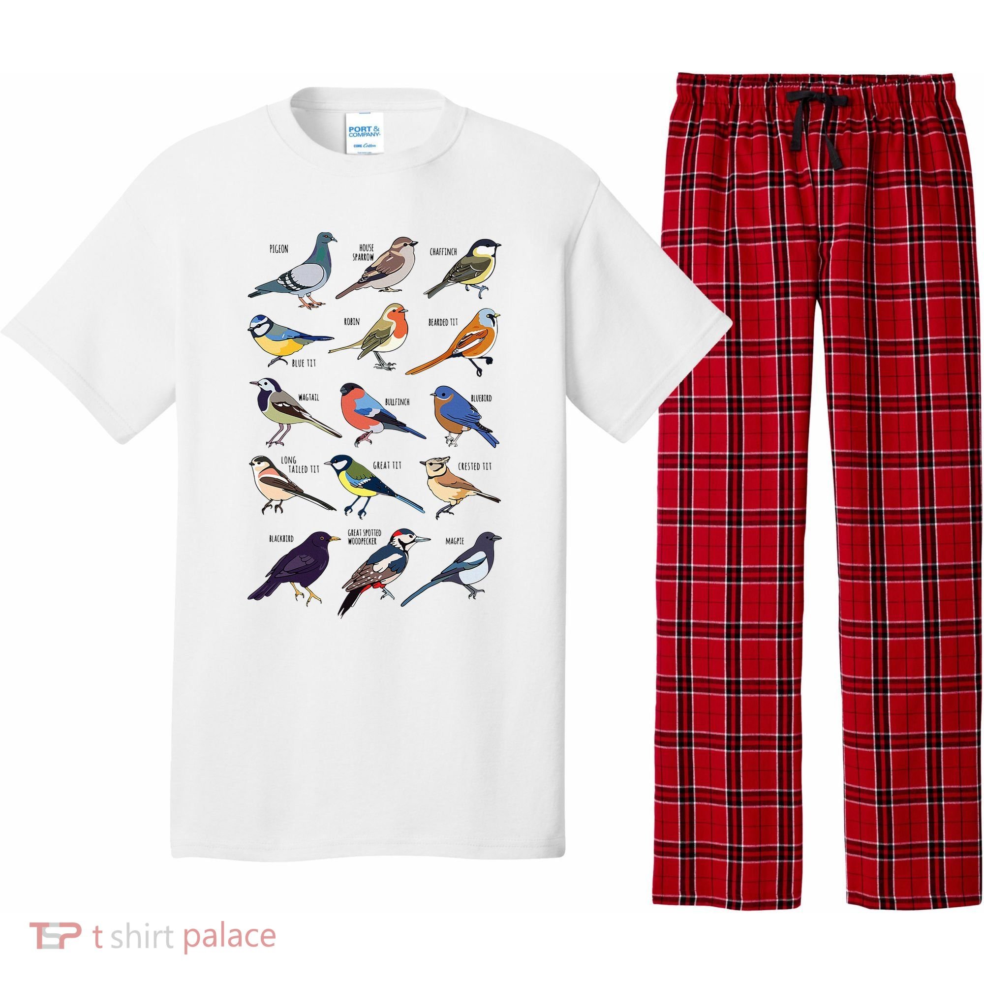 Wildlife Birds Gift For Bird Watching Birder Pajama Set