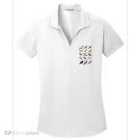 Wildlife Birds Gift For Bird Watching Birder Women's Dry Zone Grid Polo thumb 0
