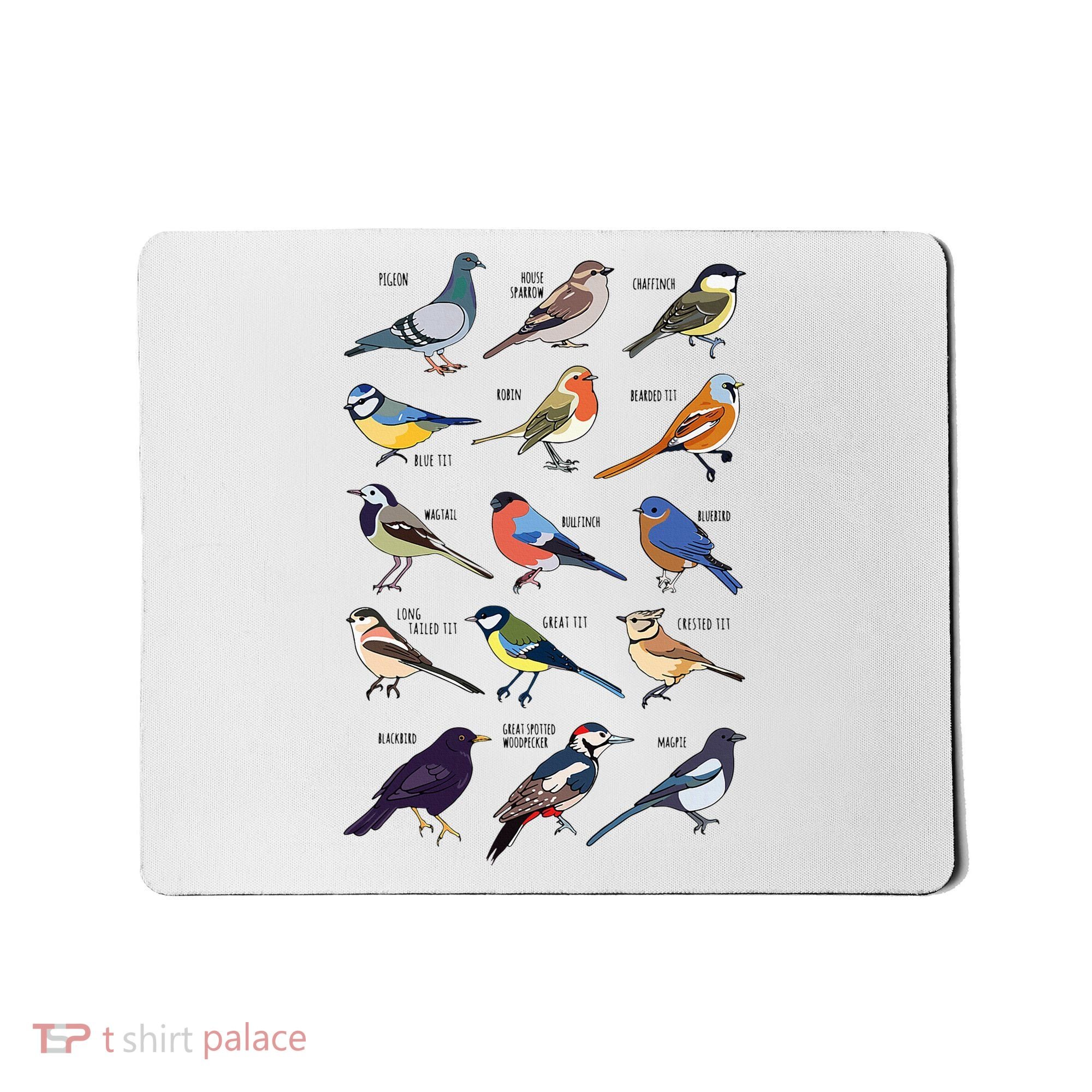 Wildlife Birds Gift For Bird Watching Birder Mousepad