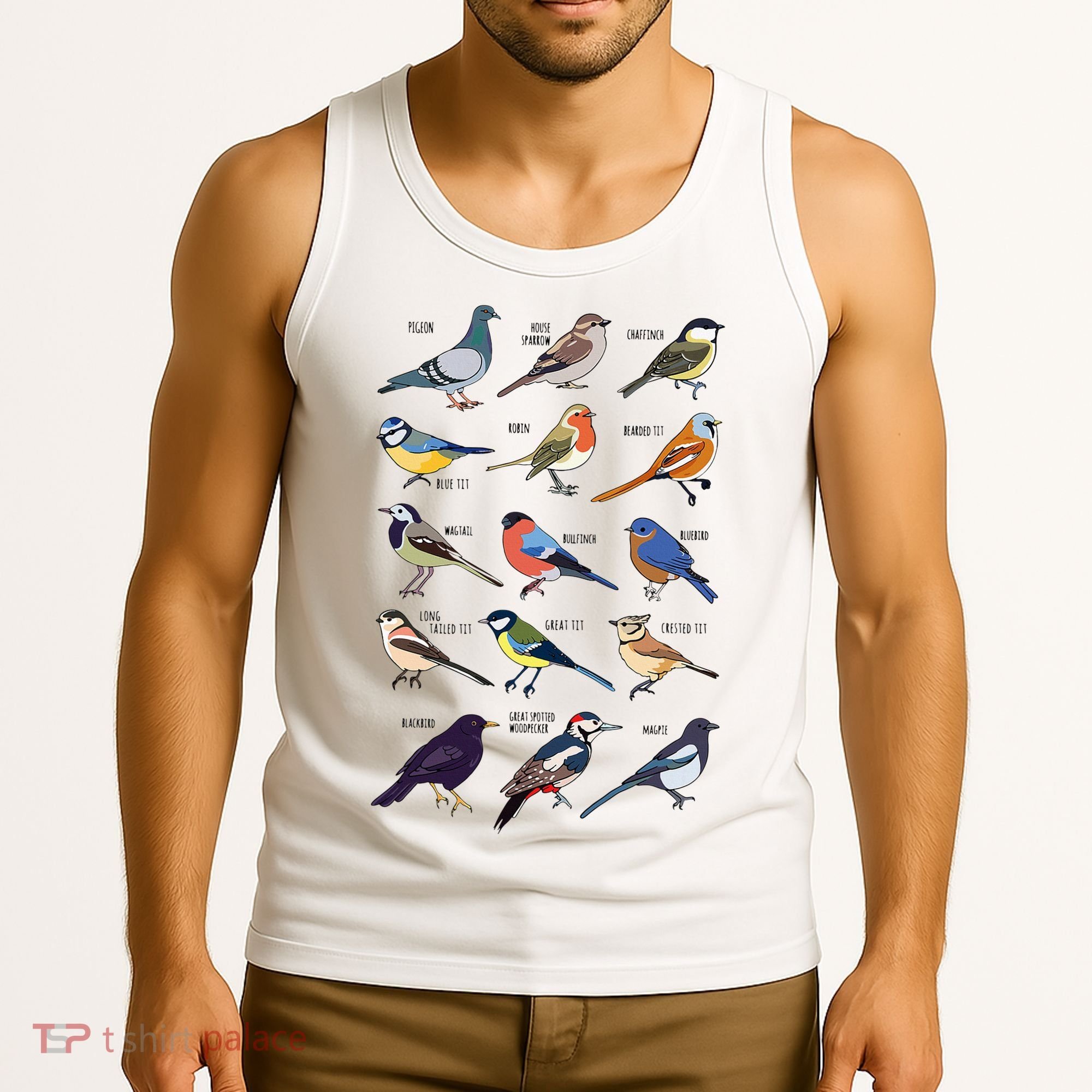 Wildlife Birds Gift For Bird Watching Birder Tank Top
