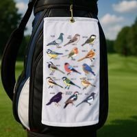 Wildlife Birds Gift For Bird Watching Birder Golf Towel thumb 2