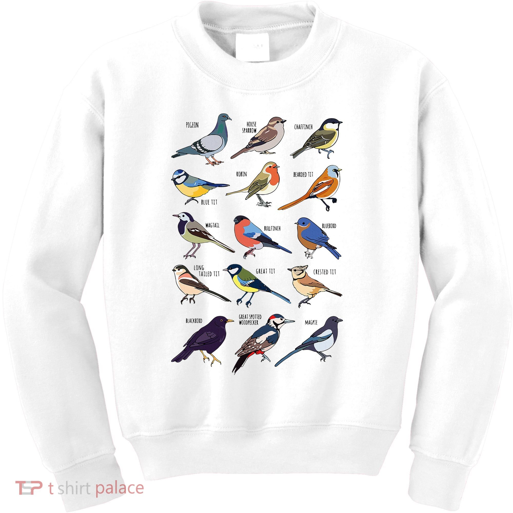 Wildlife Birds Gift For Bird Watching Birder Kids Sweatshirt