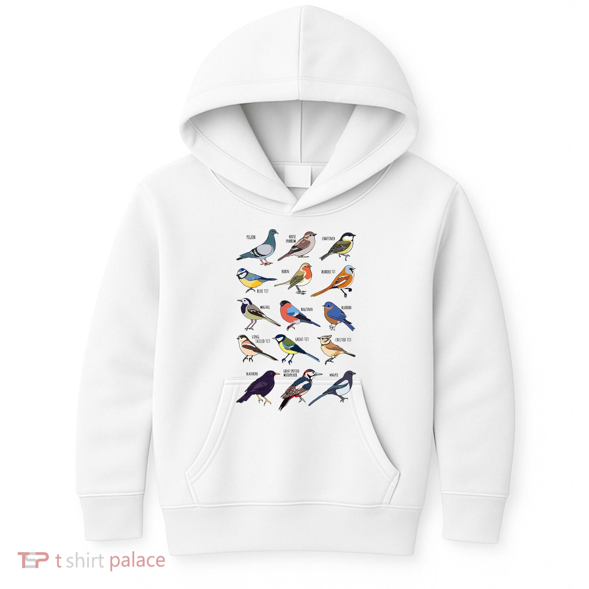 Wildlife Birds Gift For Bird Watching Birder Kids Hoodie