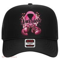 Warrior Boxing Gloves Ribbon Breast Cancer Awareness Hat thumb 0