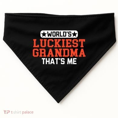 WorldS Best Grammy Cute New USA-Made Doggie Bandana