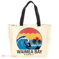 Waimea Bay Hawaii Surfboard Tote Bag thumb 0
