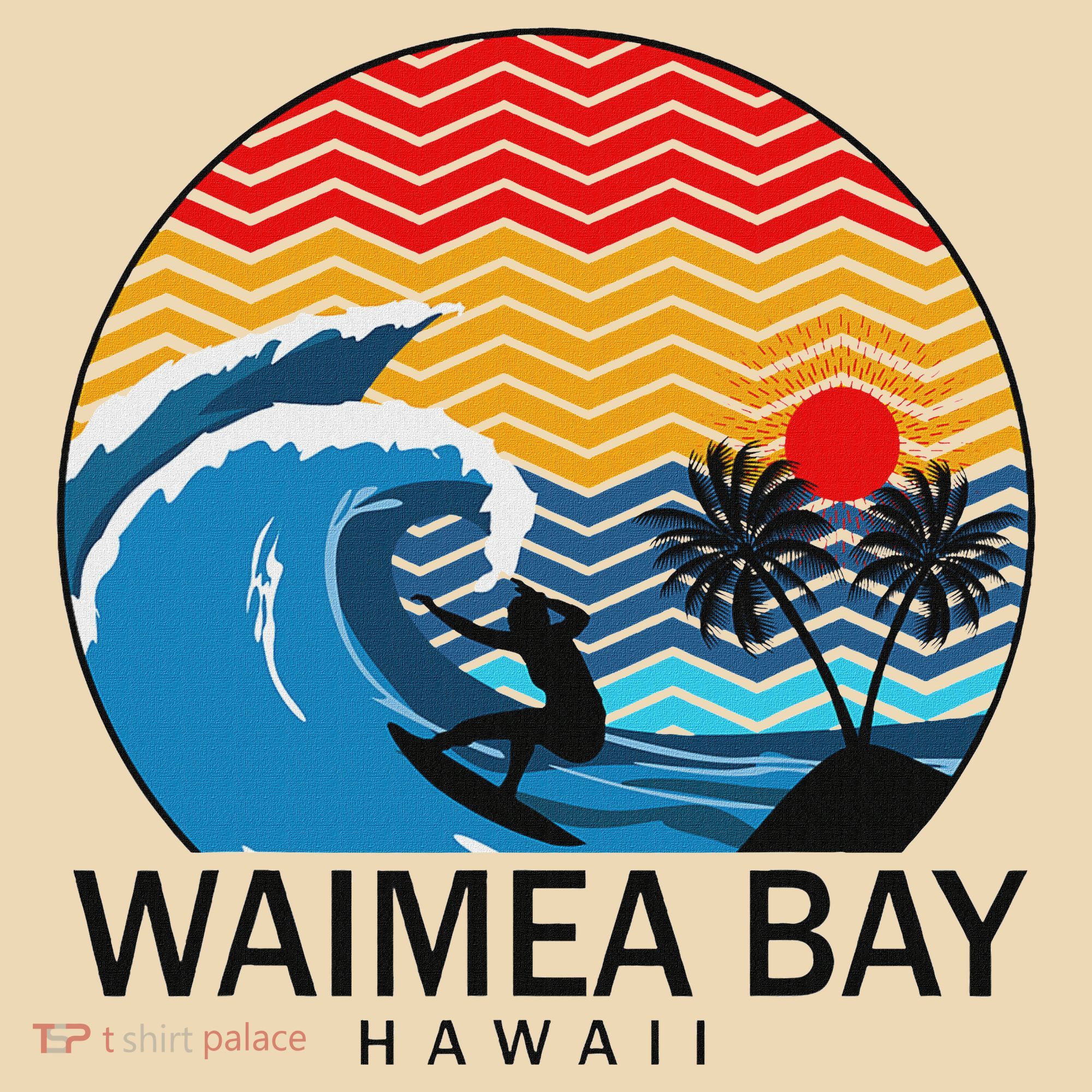 Waimea Bay Hawaii Surfboard Tote Bag
