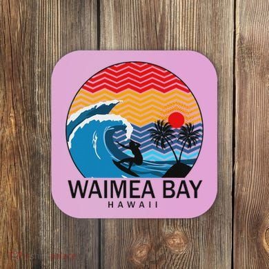 Waimea Bay Hawaii Surfboard Coaster