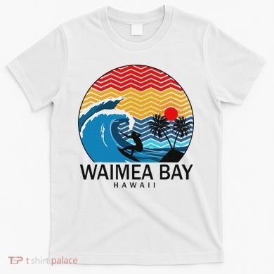 Waimea Bay Hawaii Surfboard T-Shirt