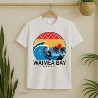 Waimea Bay Hawaii Surfboard T-Shirt thumb 2