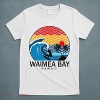 Waimea Bay Hawaii Surfboard T-Shirt thumb 5