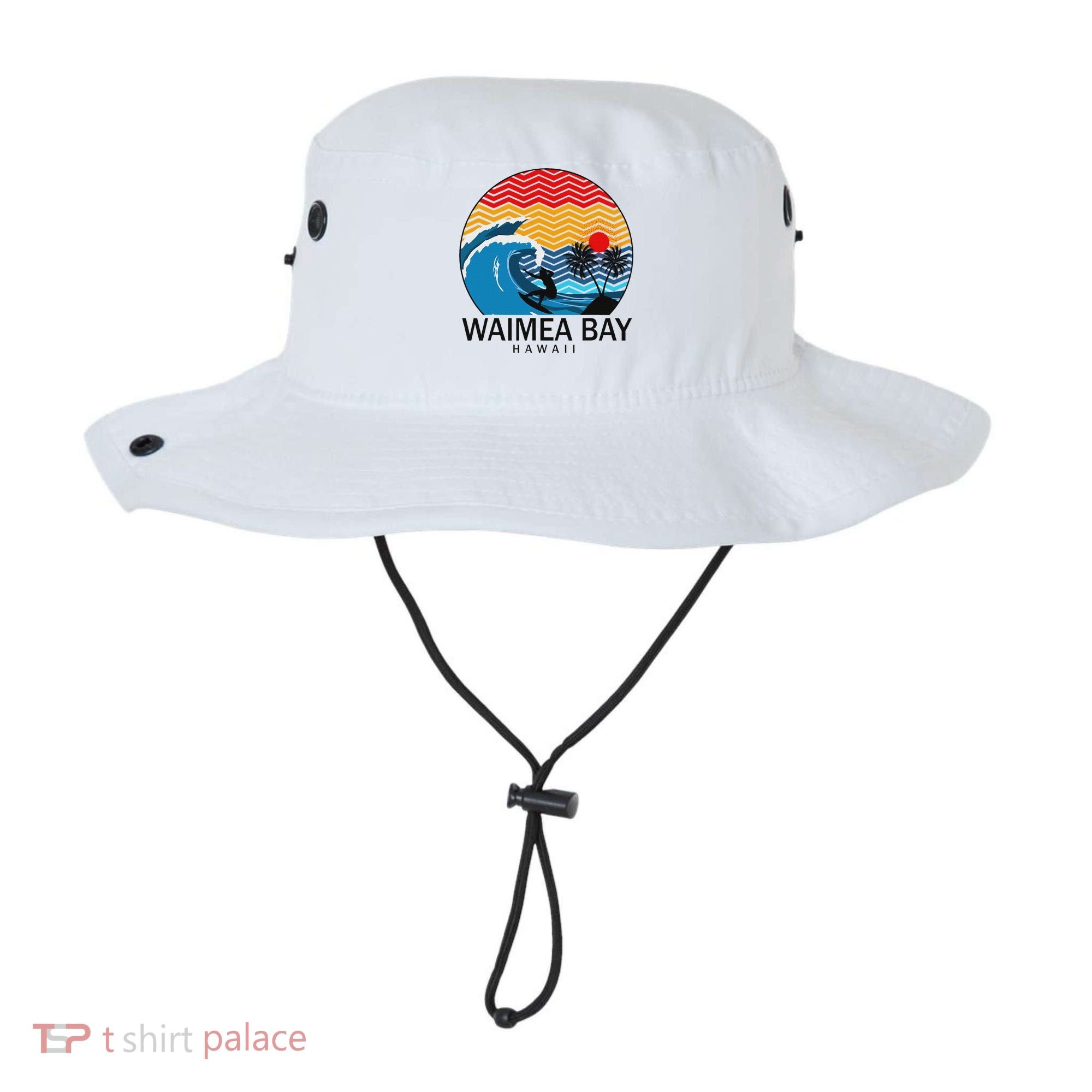 Waimea Bay Hawaii Surfboard Bucket Hat
