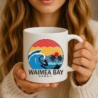 Waimea Bay Hawaii Surfboard Coffee Mug thumb 3