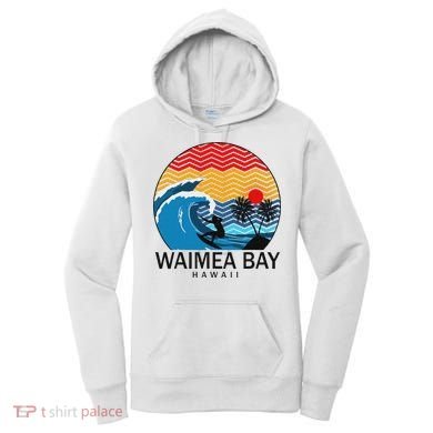 Waimea Bay Hawaii Surfboard Women's Hoodie