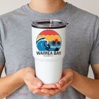Waimea Bay Hawaii Surfboard Tumbler thumb 2