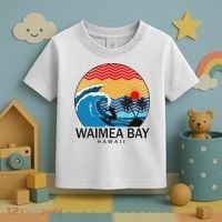 Waimea Bay Hawaii Surfboard Toddler T-Shirt thumb 3