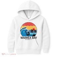 Waimea Bay Hawaii Surfboard Kids Hoodie thumb 0
